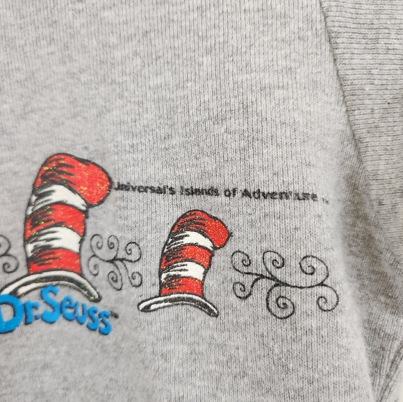Universal Studios y2k Cat in the hat fitted baby Tee - Picture 3 of 5